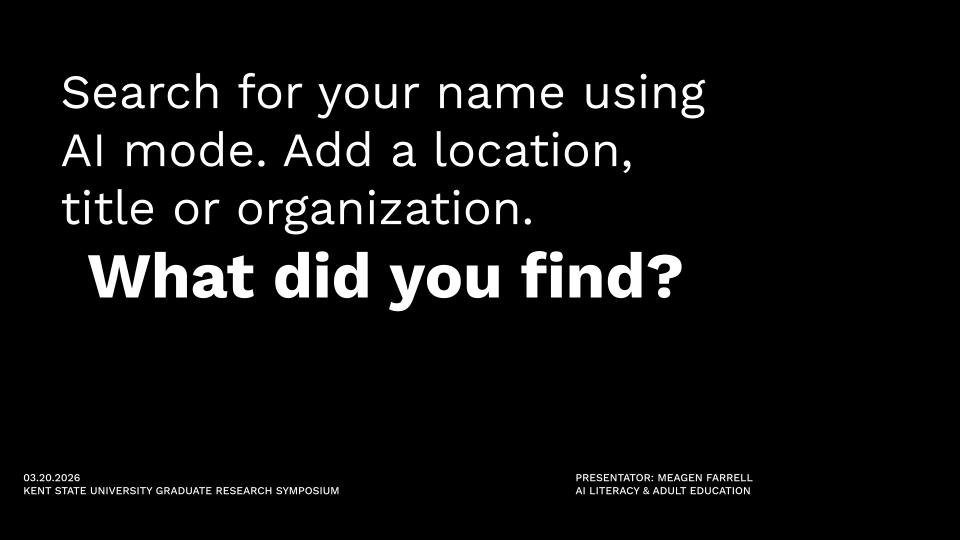 AI Literacy & Adult Education